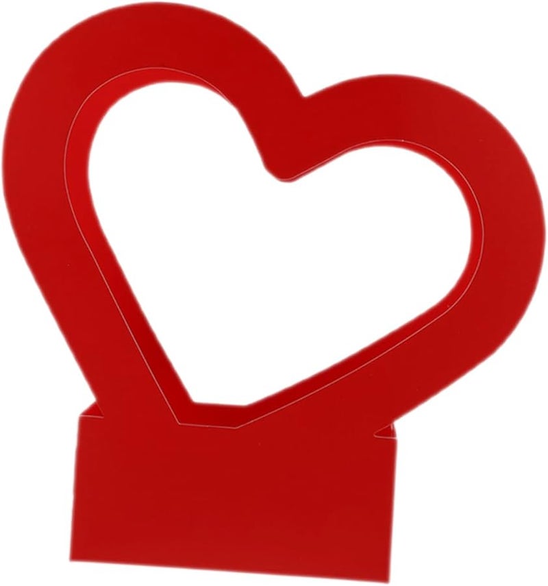 Red Heart Shaped Flower Box for Valentines Day Wedding Birthday Party Decor - Image 1